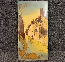 Antique French Ceramic Tile -