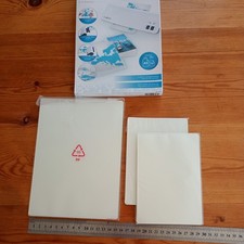 Laminating Pouches for A5 and A6 cards Use with thermal laminator carrier