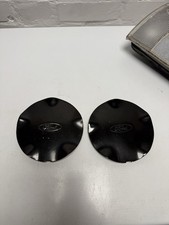 2x Ford Escort GTI 5 Spoke Centre Caps (Black) 5052092 