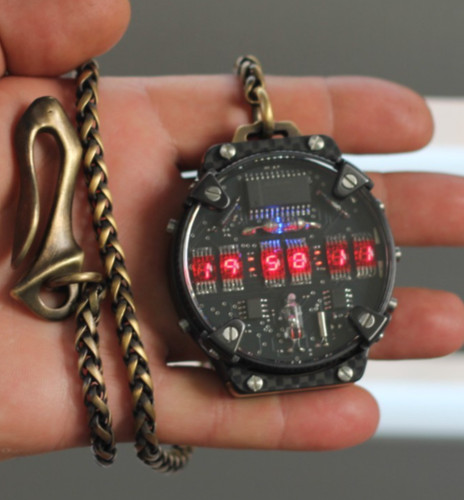 Nixie watch zirconium matrix - nixie,