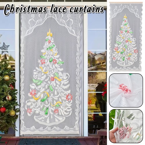 Christmas decorative curtains - decorative,