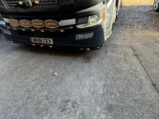 BLACK LOW BUMPER  LIGHT BAR 9 LED SCANIA NEW GEN 2018 -2025