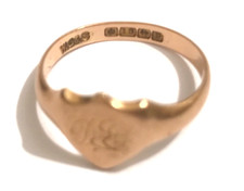 Antique 18ct rose Gold Signet