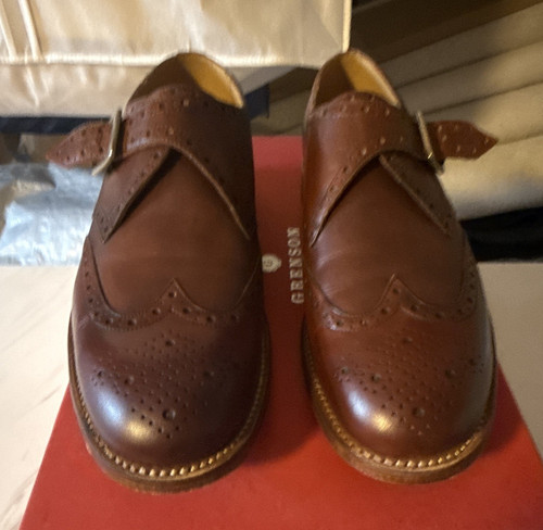 Grenson basil brown leather - grenson,