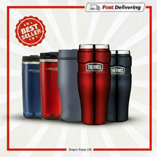 Stainless King & Thermos Tumblers Vacuum Insulated Travel Cups Red/Blue