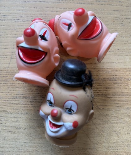 Rubber plastic scary clown - 3,