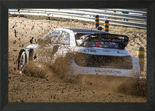 Audi rallycross framed wall - rallycross,