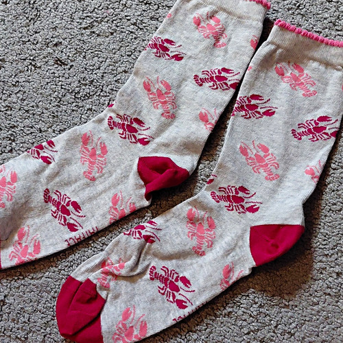 Fatface grey pink lobster - grey/pink,