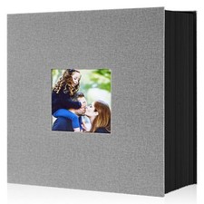 Photo Album 6x4 Slip in, Linen