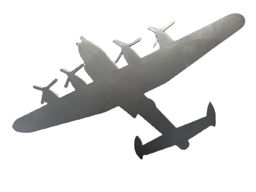 Lancaster bomber silhouette - bomber,