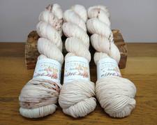 STRANDED DYEWORKS x 3 matching skeins 'Patisserie' Superwash Merino / Nylon
