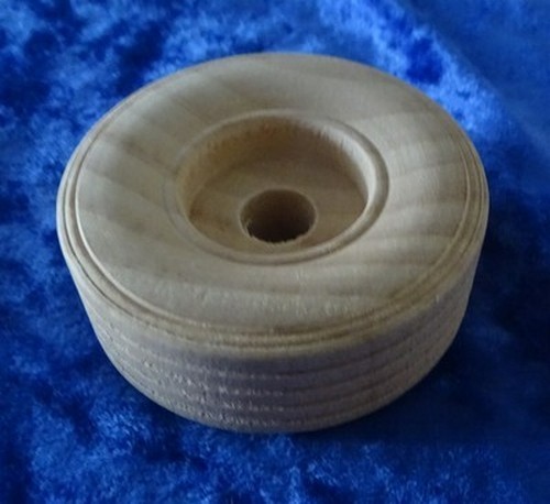 5cm wooden wheels flat - wooden,