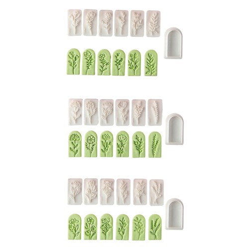 7pcs floral shape - molds, for