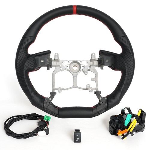 Full leather steering wheel - leather,