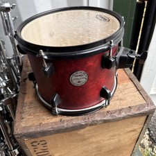 Free P&P. Mapex Horizon 10” Tom Drum. Burgundy Lacquer Finish. 10x7.5”