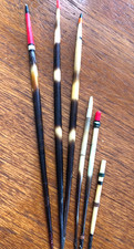 3+3 1960'S - STYLE - PORCUPINE QUILL FLOATS