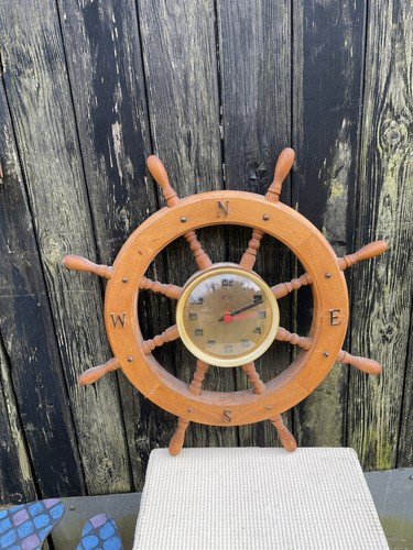 Vintage nautical ship wheel - vintage,