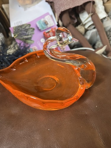 Vintage orange hand - hand, art