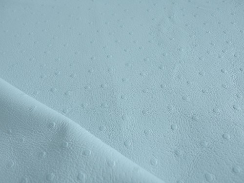 Baby blue ostrich skin - blue, effect