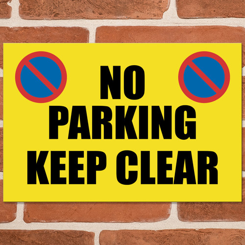 Keep clear metal - (yellow),