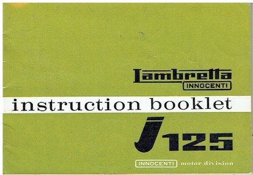 Lambretta j125 scooter - lambretta,