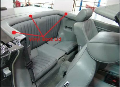 R107 mercedes convertible top - r107,