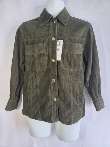 Zara men green corduroy - green,