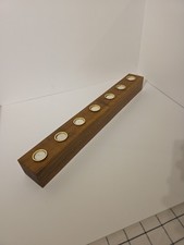 Large Solid Walnut T Light