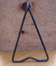 Motocross Triangle Stand – Black Steel, Used, Universal Fit, Pre-Owned