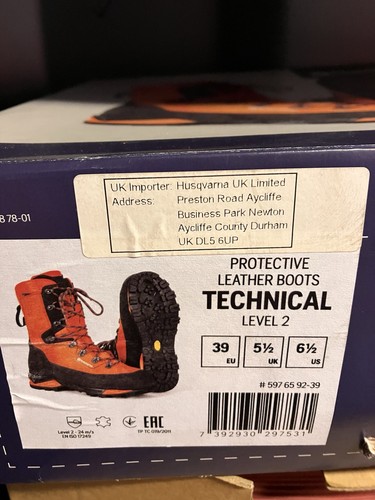 Husqvarna safety leather - safety,