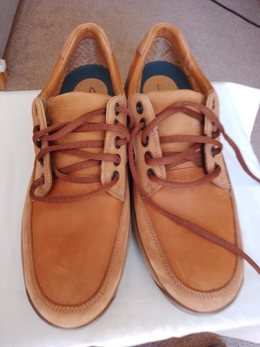 Clarke gel brown - gel, leather