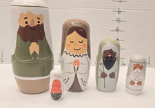 Nativity Nesting Doll/Christmas Themed/Traditional Russian Doll