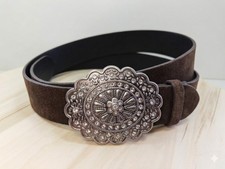 Western Boho Belt Brown Faux