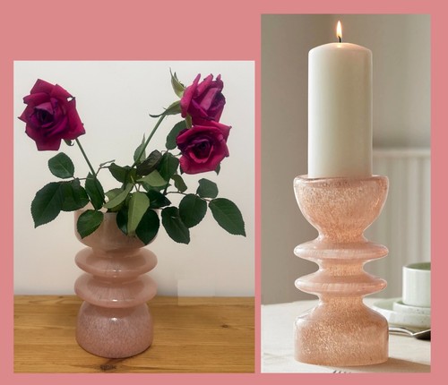 Next pink confetti glass - next, large
