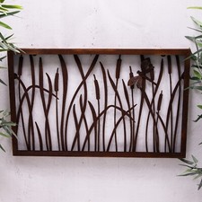 Rusty Garden Wall Plaque