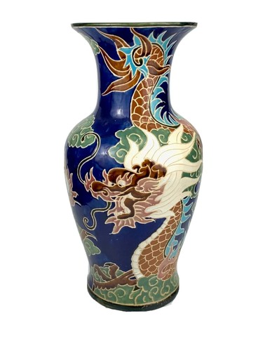 Vase dragon design - design, large