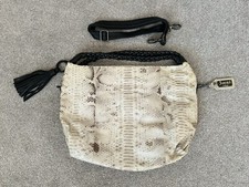 Jocasi London Authentic 100% Natural White Python Bag