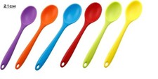 Silicone Spoon 21 for Baking & Cooking Stir-Fry Kitchen Mixing Serving Salad BBQ