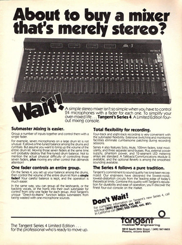 Vtg 70s tangent series - tangent, 4