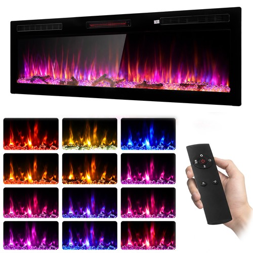 Wall media fireplace - wall,