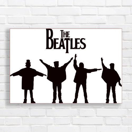 The beatles band - beatles, silhouette