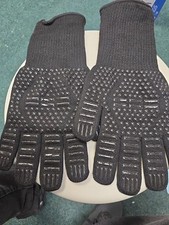 Extreme Heat Resistant Oven Gloves Premium BBQ Grilling Cooking Mitts Nonslip UK