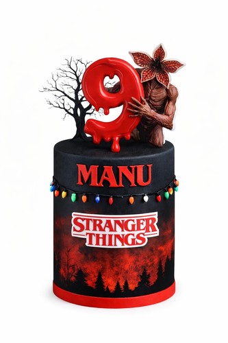 Stranger things cake topper - stranger,