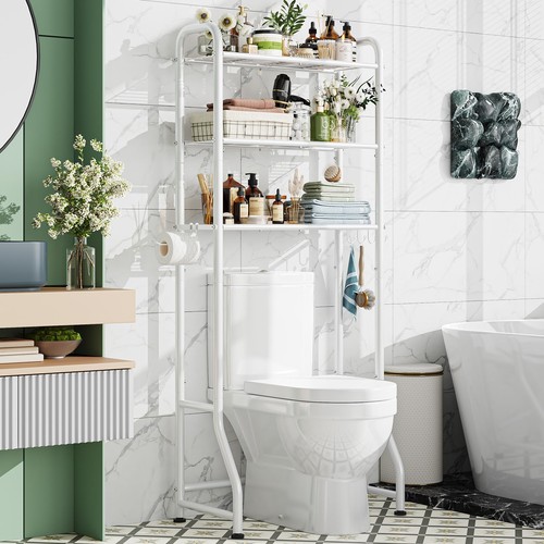 Tier white over the toilet - the,