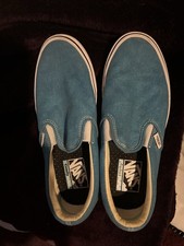Turquoise Slip On vans Size