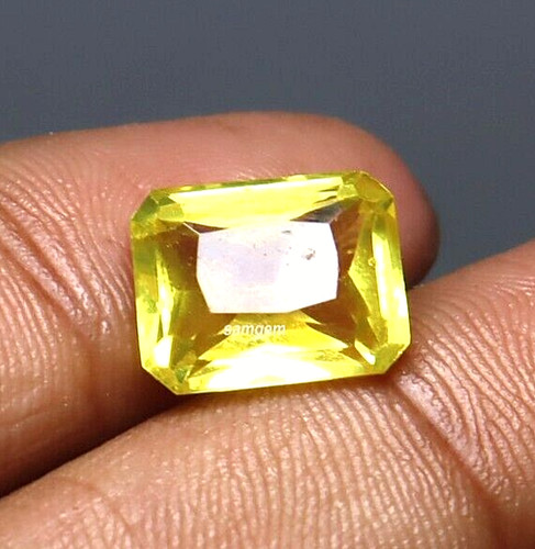 Natural yellow sapphire - natural,