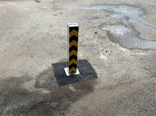 Telescopic security post - post, anti