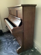 1920s Quality Steel Framed, Over Strung, Underdamped, Chappell Upright Piano