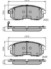 NAP Front Brake Pad Set for