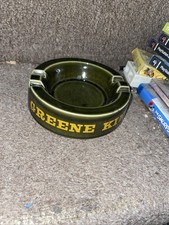 Vintage GREENE KING PUB ASHTRAY 12.5 cm WADE ENGLAND Home Bar/Man Cave Retro